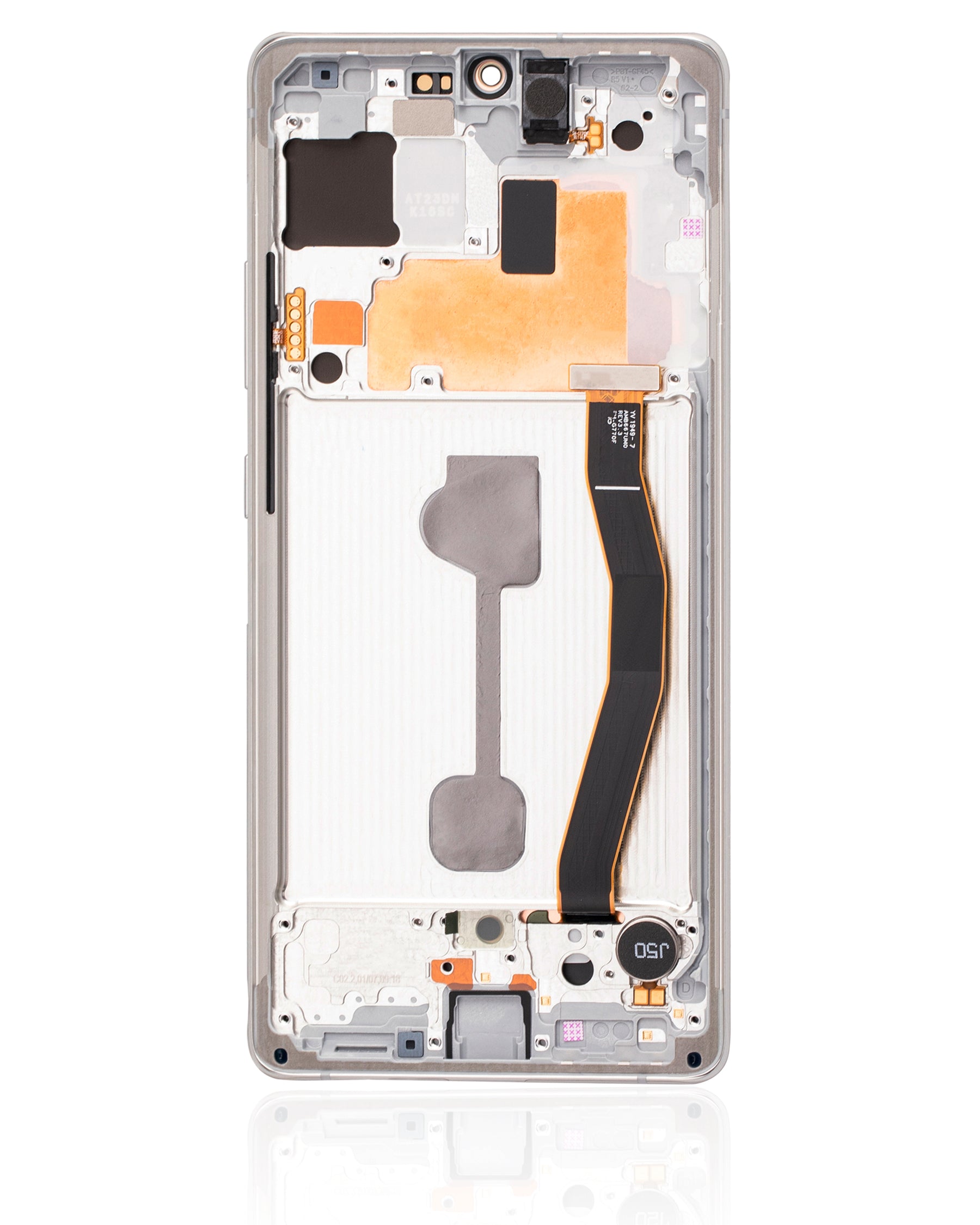 Replacement OLED Assembly With Frame Compatible For Samsung Galaxy S10 Lite (Refurbished) (Prism White)