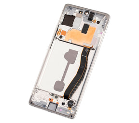 Replacement OLED Assembly With Frame Compatible For Samsung Galaxy S10 Lite (Refurbished) (Prism White)