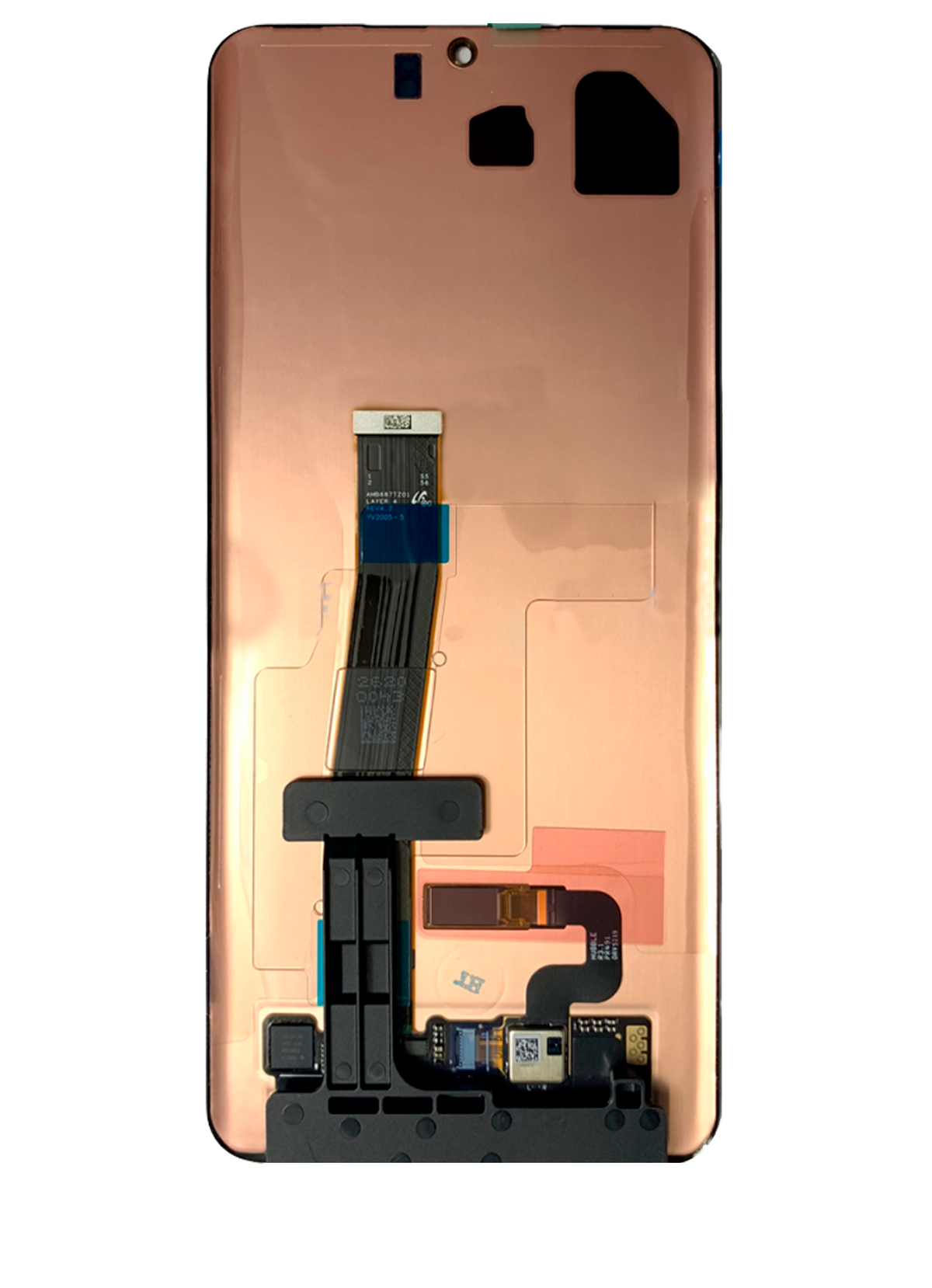 OLED Assembly Without Frame Compatible For Samsung Galaxy S20 Ultra 5G Replacement by Macfactory.Store (Compatible For All Carriers) (Service Pack) (All Colors)