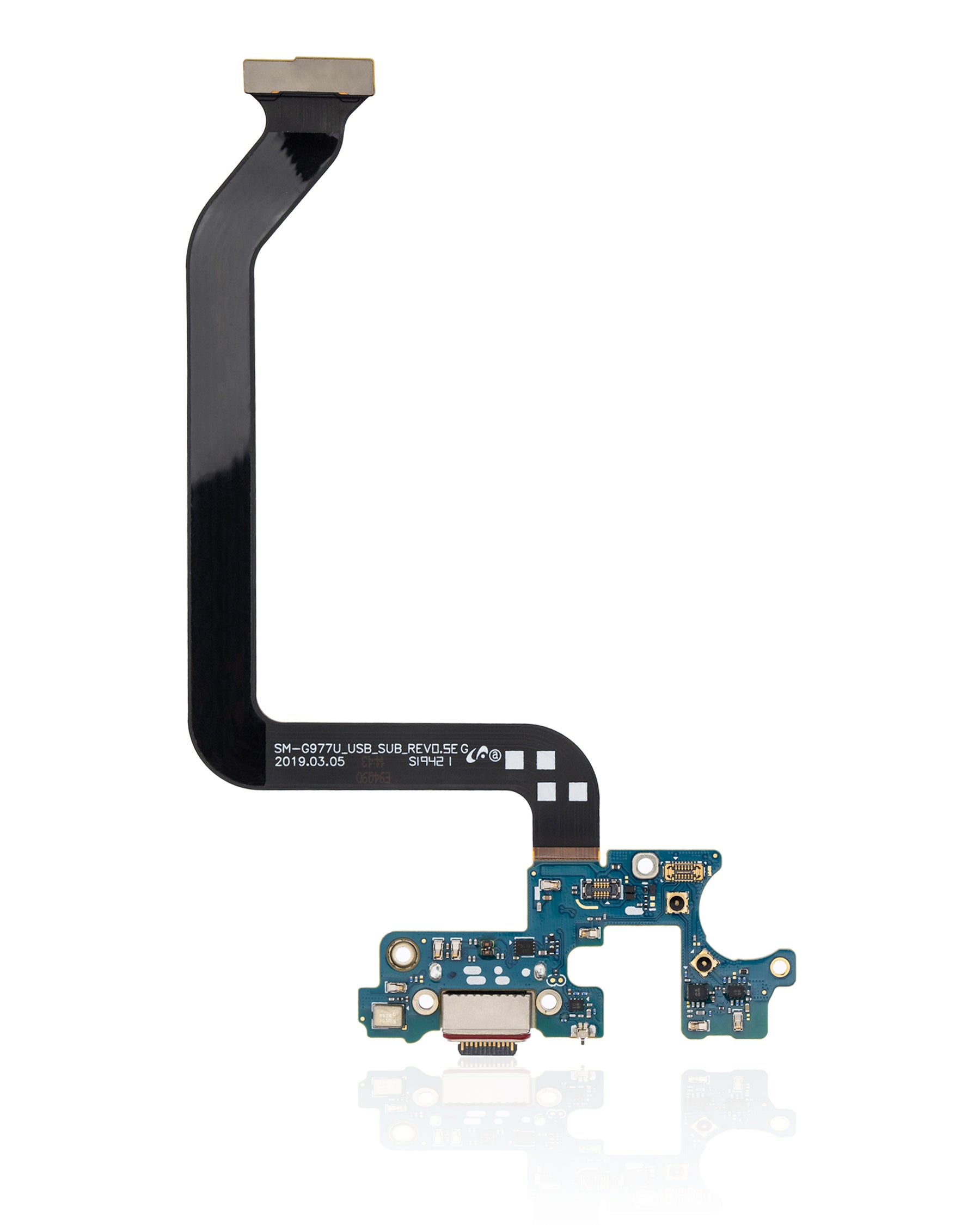 Charging Port With Flex Cable Compatible For Samsung Galaxy S10 5G Replacement (G977U) (US Version) (Premium)