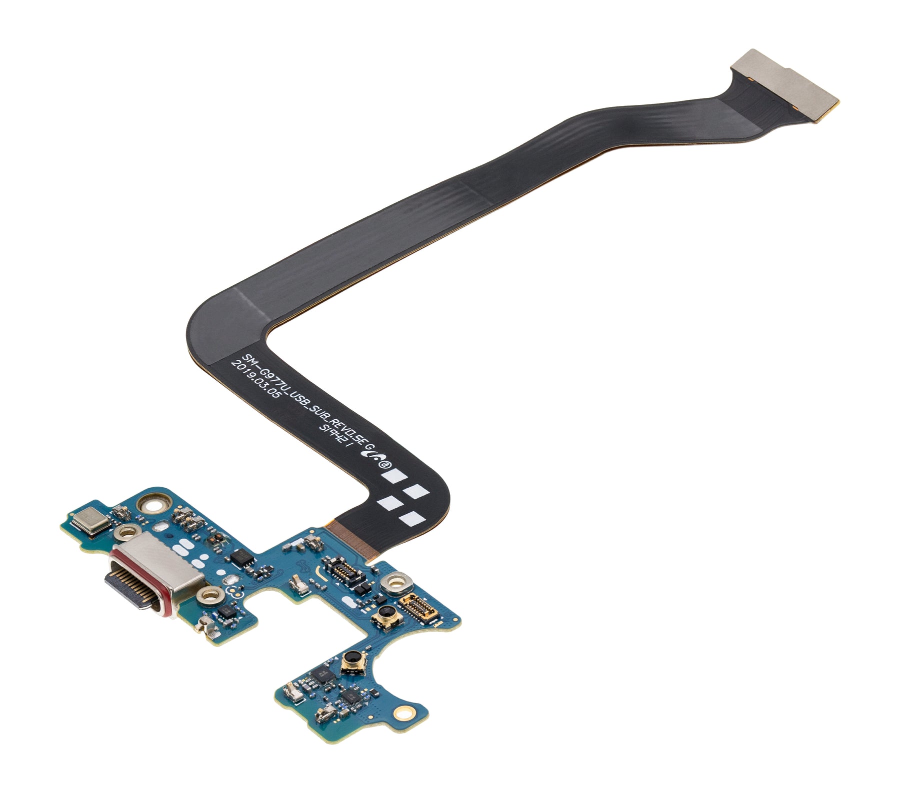 Charging Port With Flex Cable Compatible For Samsung Galaxy S10 5G Replacement (G977U) (US Version) (Premium)