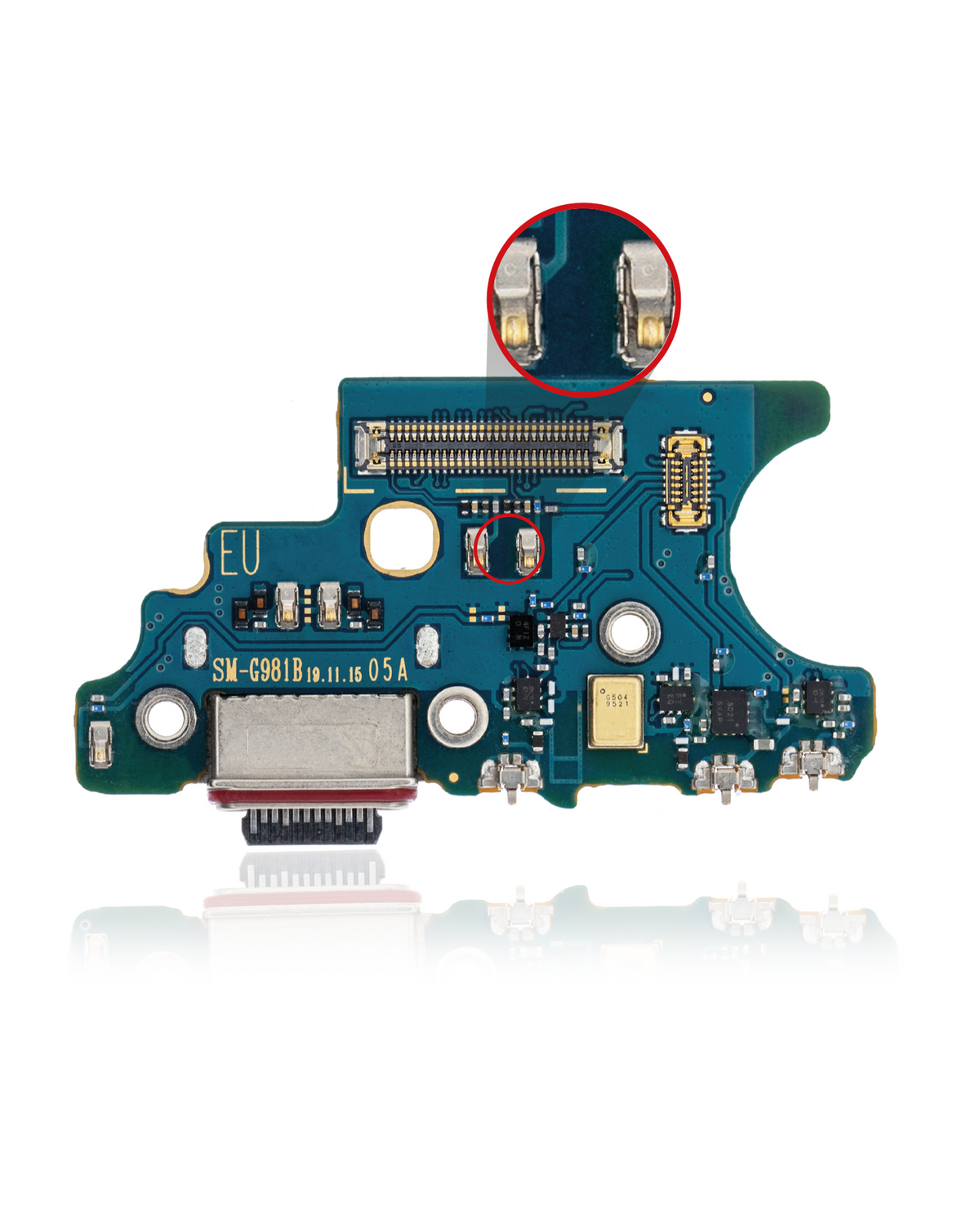 Charging Port With Board Compatible For Samsung Galaxy S20  Replacement (US Version) (Premium)