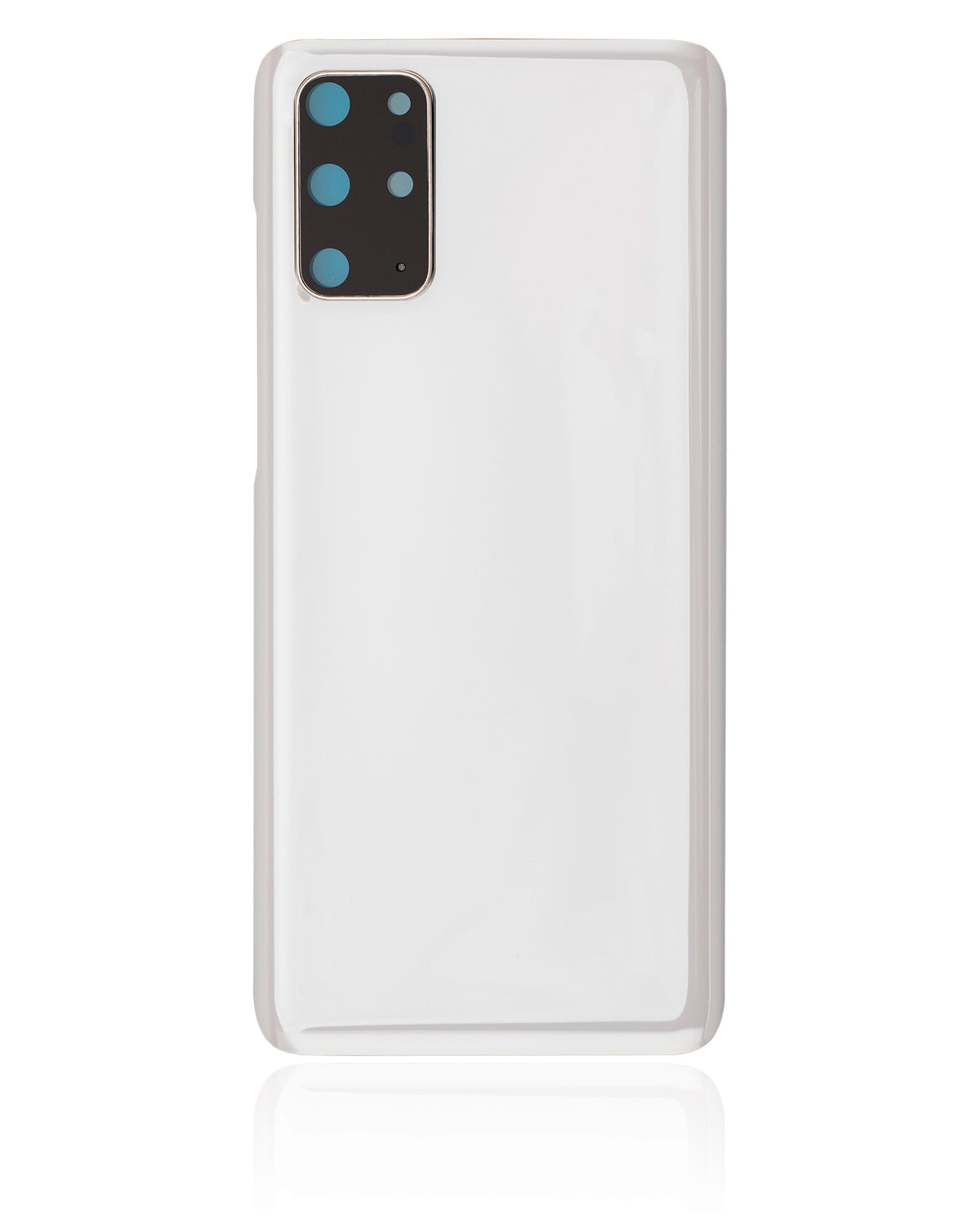 Back Cover Glass With Camera Lens Compatible For Samsung Galaxy S20 Plus Replacement  (No Logo) (Vemake) (Cloud White)