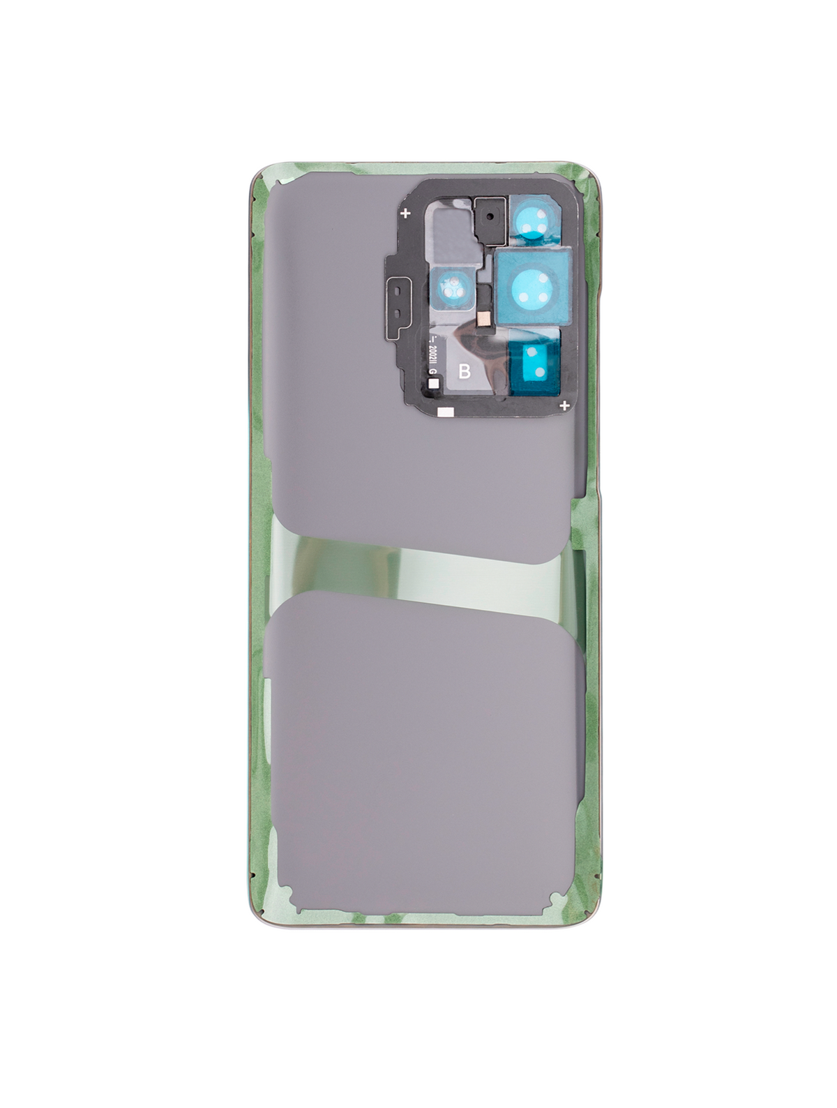 Replacement Back Cover Glass With Camera Lens Compatible For Samsung Galaxy S20 Ultra (No Logo) (Vemake) (Cosmic Gray)