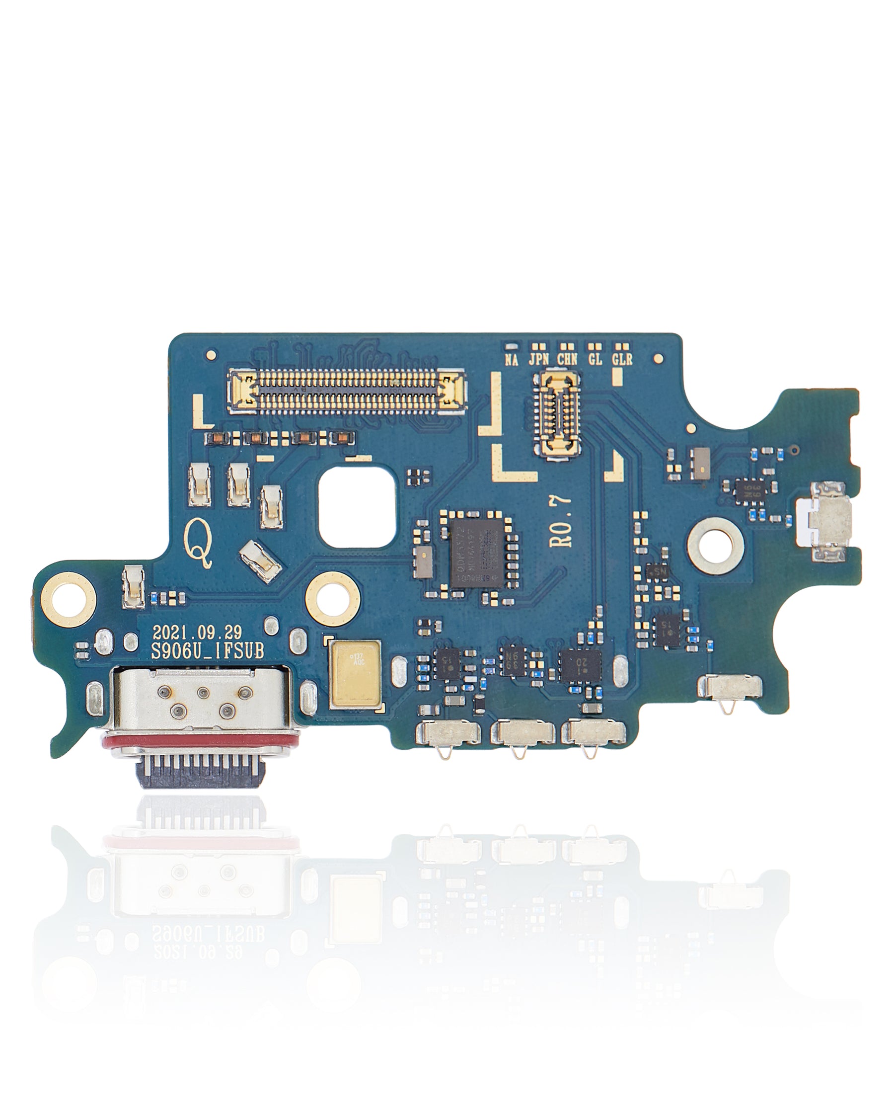 Charging Port Board With Sim Card Reader Compatible For Samsung Galaxy S22 Plus 5G Replacement (S906U) (US Version)