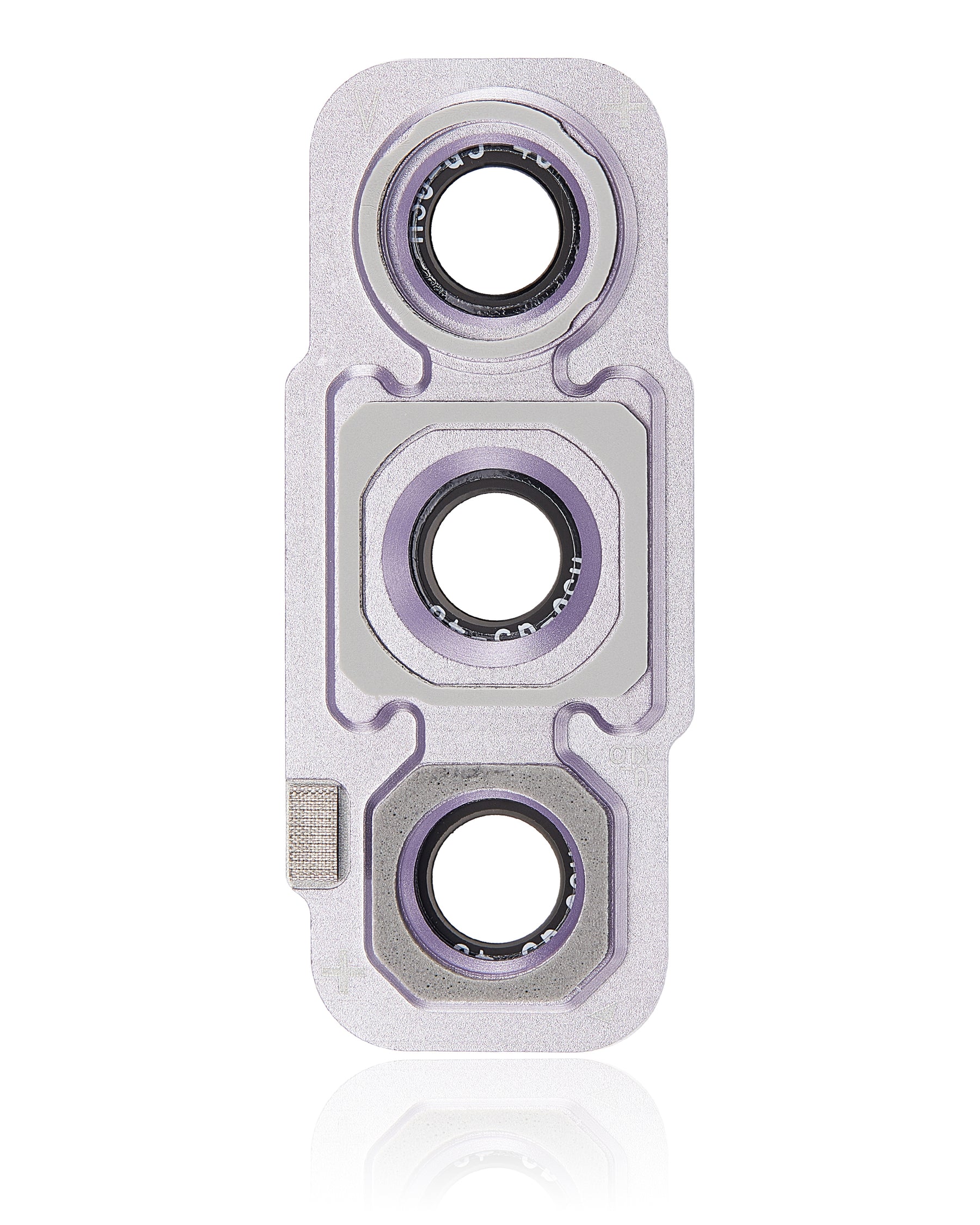 Back Camera Lens With Bezel Ring Compatible For Samsung Galaxy S21 FE 5G Replacement (Lavender)