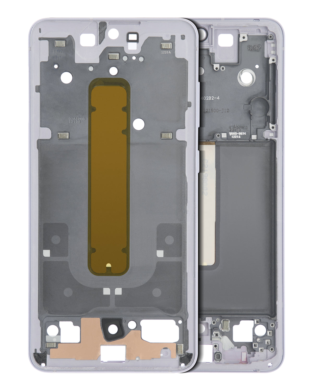 Mid-Frame Housing Compatible For Samsung Galaxy S21 FE 5G Replacement (US & International Version) (Lavender)