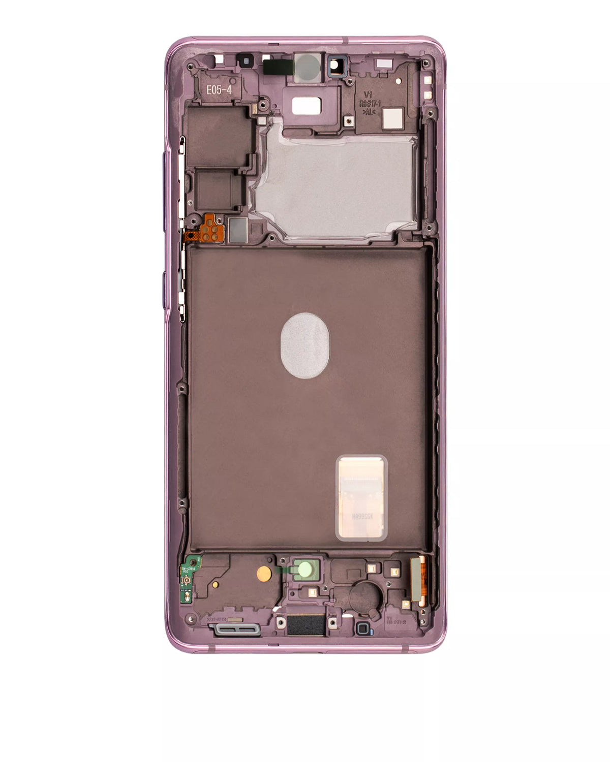 OLED Assembly With Frame Compatible For Samsung Galaxy S20 FE 4G / 5G Replacement  (Service Pack) (Cloud Lavender)