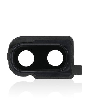 Replacement Back Camera Lens With Bracket / Bezel Compatible For Samsung Galaxy Z Flip (F700) (Mirror Black)