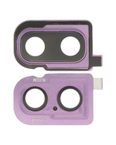 Replacement Back Camera Lens With Bracket / Bezel Compatible For Samsung Galaxy Z Flip (F700) (Mirror Purple）