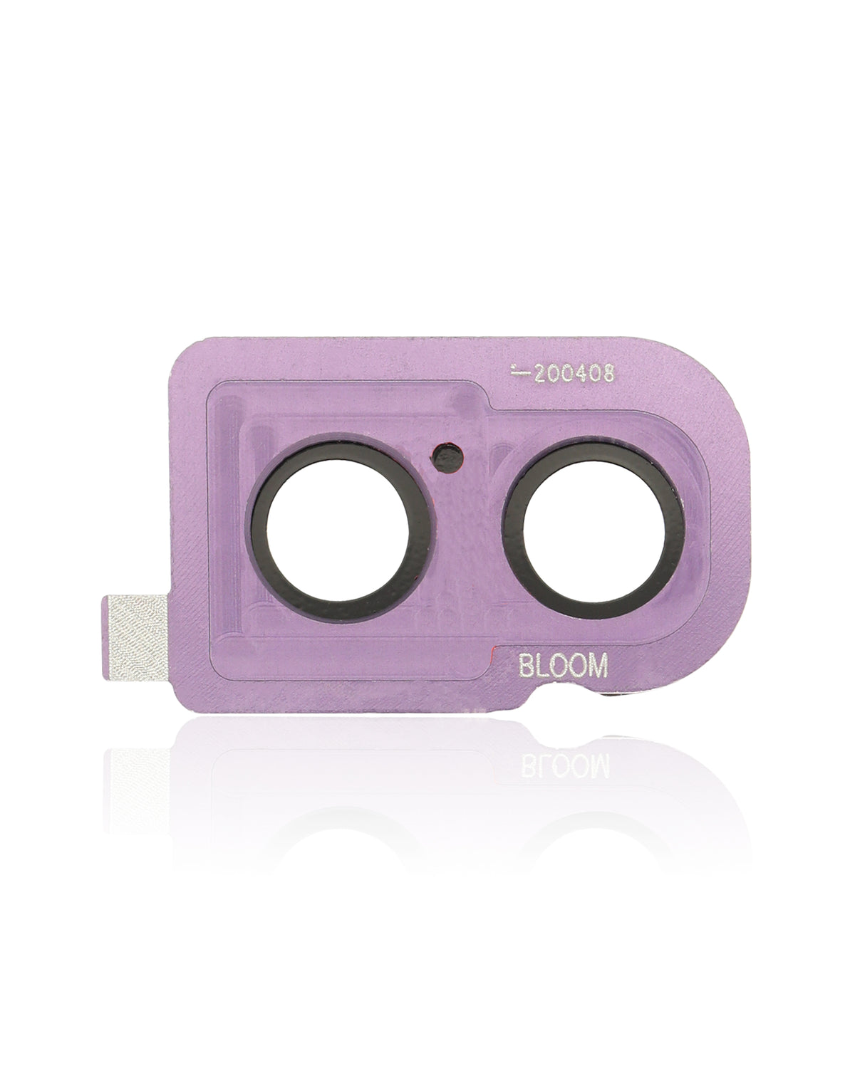 Replacement Back Camera Lens With Bracket / Bezel Compatible For Samsung Galaxy Z Flip (F700) (Mirror Purple）