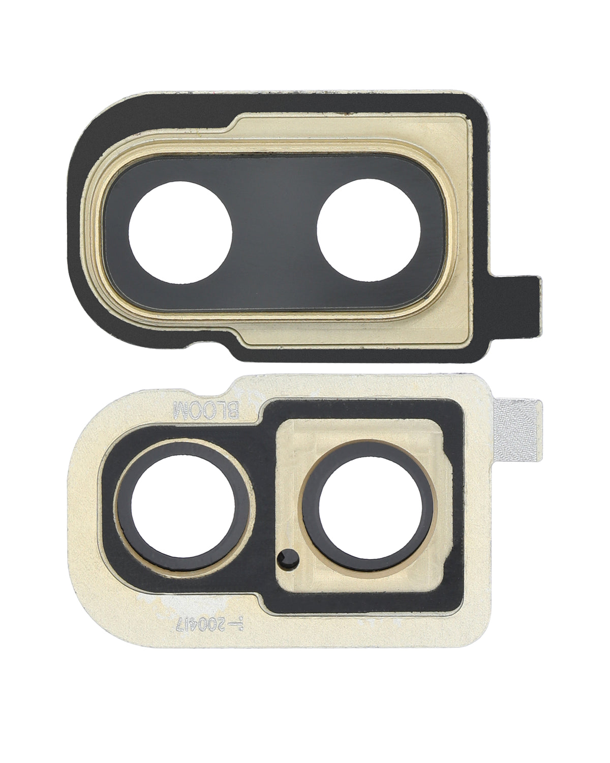 Replacement Back Camera Lens With Bracket / Bezel Compatible For Samsung Galaxy Z Flip (F700) (Mirror Gold）