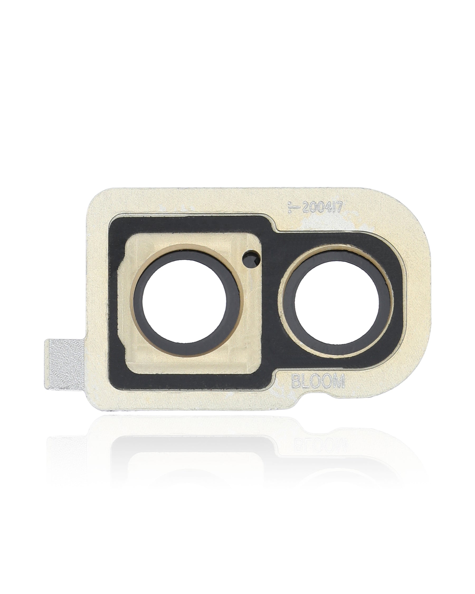 Replacement Back Camera Lens With Bracket / Bezel Compatible For Samsung Galaxy Z Flip (F700) (Mirror Gold）