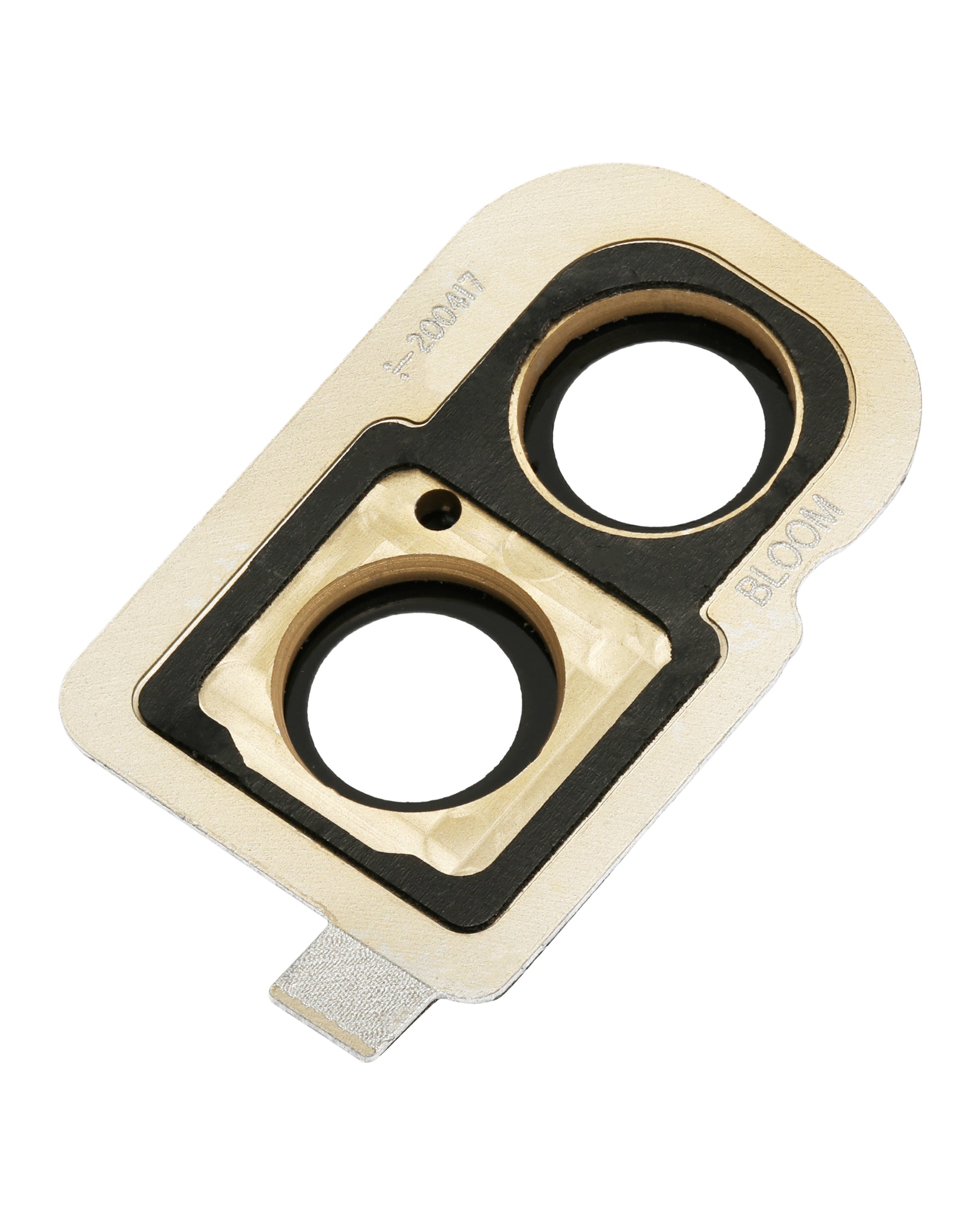 Replacement Back Camera Lens With Bracket / Bezel Compatible For Samsung Galaxy Z Flip (F700) (Mirror Gold）