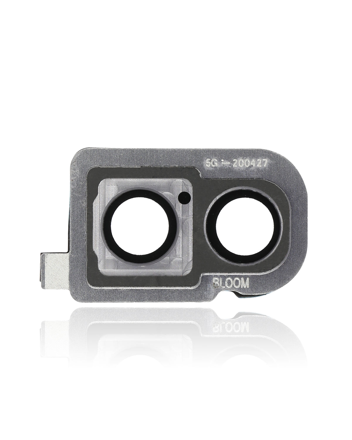 Replacement Back Camera Lens With Bracket / Bezel Compatible For Samsung Galaxy Z Flip (F700) (Gray）