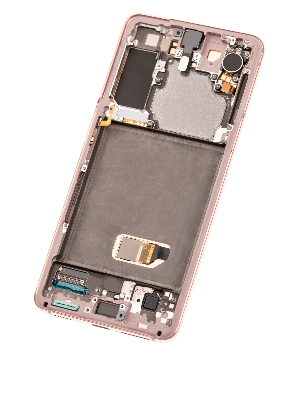 OLED Assembly With Frame Compatible For Samsung Galaxy S21 5G Replacement (Refurbished) (Phantom Pink)