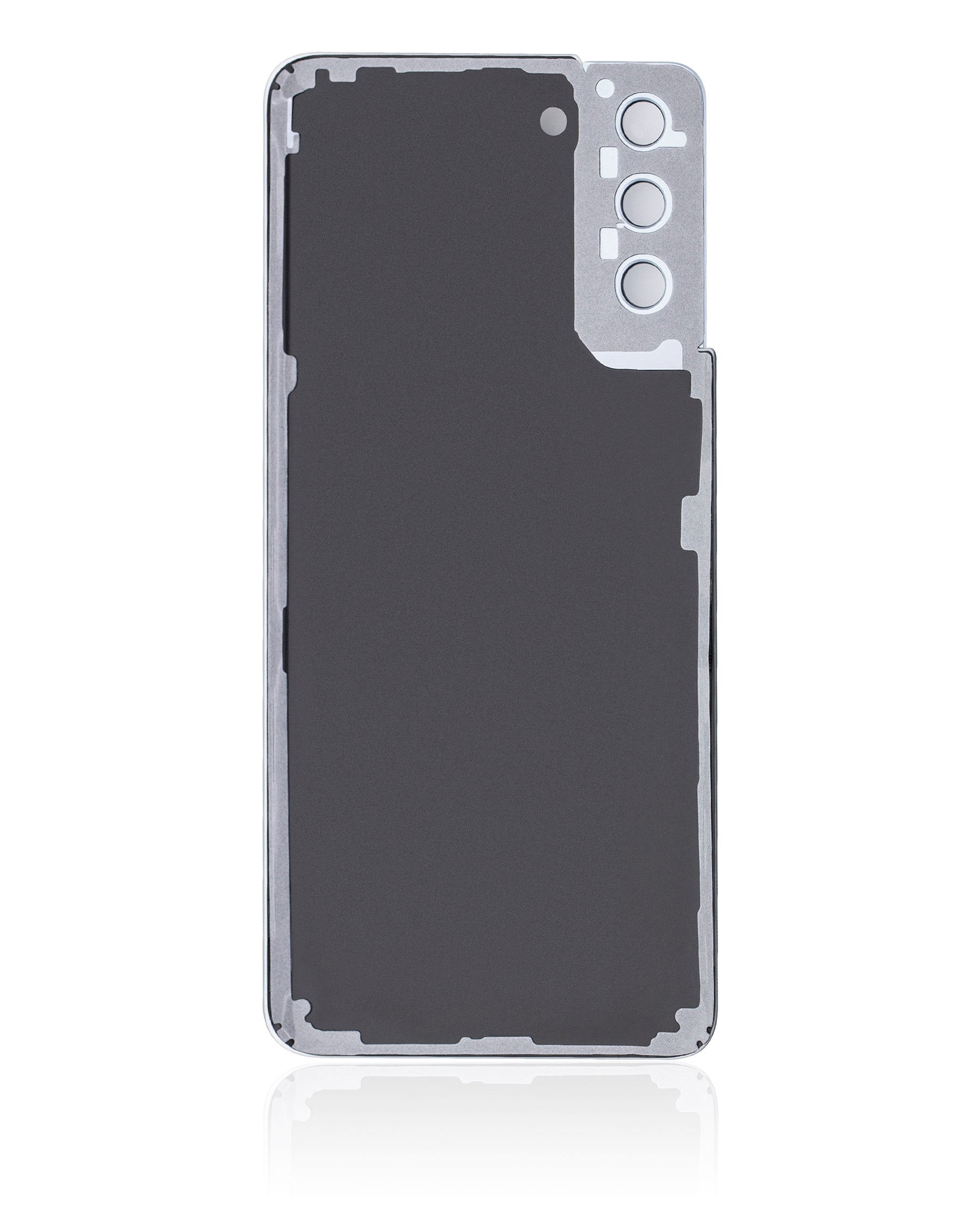 Replacement  Back Cover Glass With Camera Lens Compatible For Samsung Galaxy S21 Plus (Service Pack) (Phantom Silver)