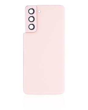 Back Cover Glass With Camera Lens Compatible For Samsung Galaxy S21 5G Replacement by Macfactory.Store(No Logo) (Vemake) (Phantom Pink)