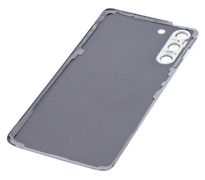 Back Cover Glass With Camera Lens Compatible For Samsung Galaxy S21 5G Replacement  (No Logo) (Vemake) (Phantom White)