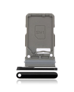 Single Sim Card Tray Compatible For Samsung Galaxy S21 Plus Replacement (Phantom Black)