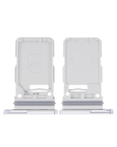 Single Sim Card Tray Compatible For Samsung Galaxy S21 Plus Replacement (Phantom Silver)