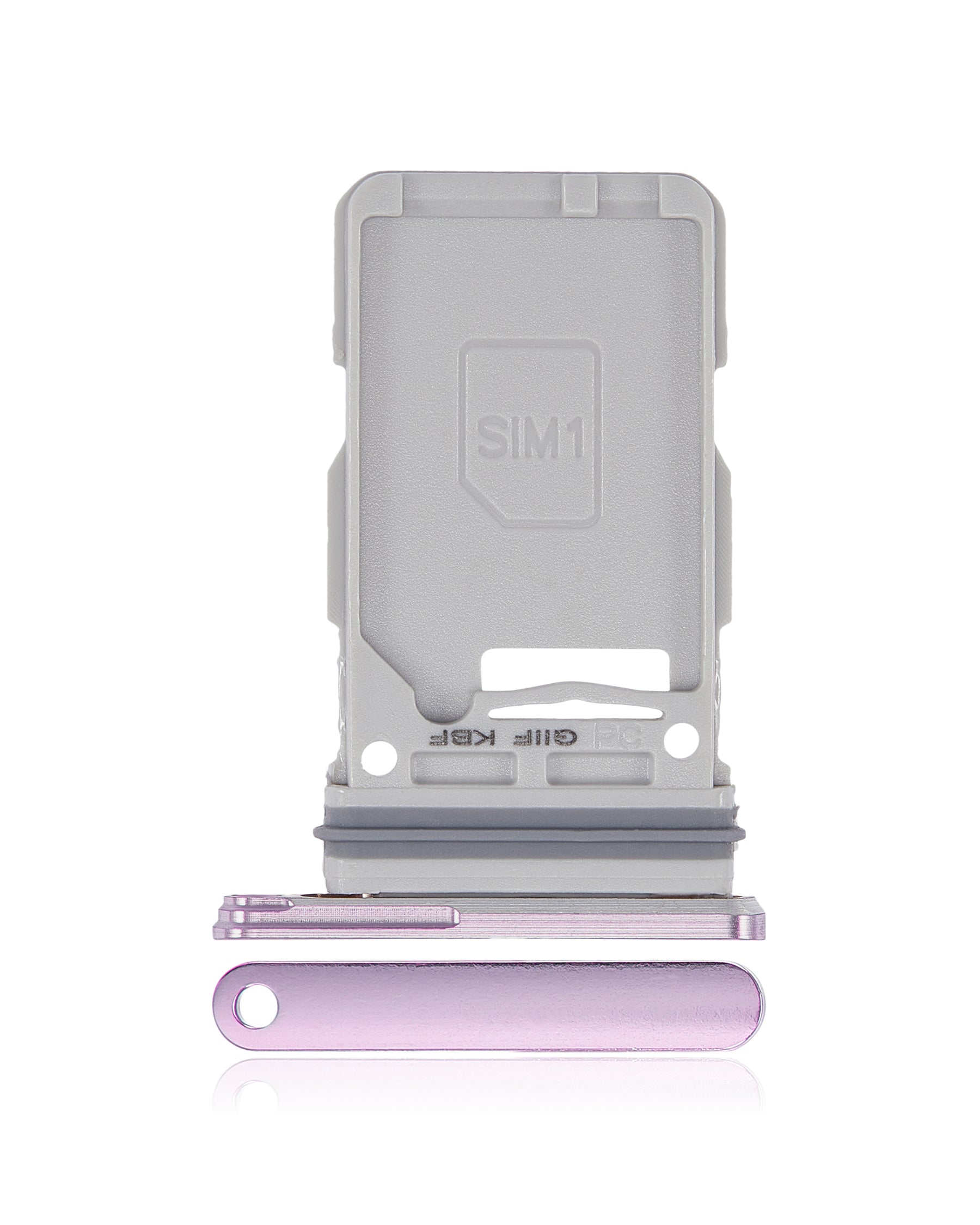 Single Sim Card Tray Compatible For Samsung Galaxy S21 Plus Replacement by Macfactory.Store (Phantom Violet)