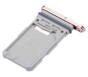 Single Sim Card Tray Compatible For Samsung Galaxy S21 Plus Replacement (Phantom Pink)