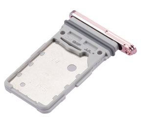 Dual Sim Card Tray Compatible For Samsung Galaxy S21 Plus Replacement (Phantom Pink)