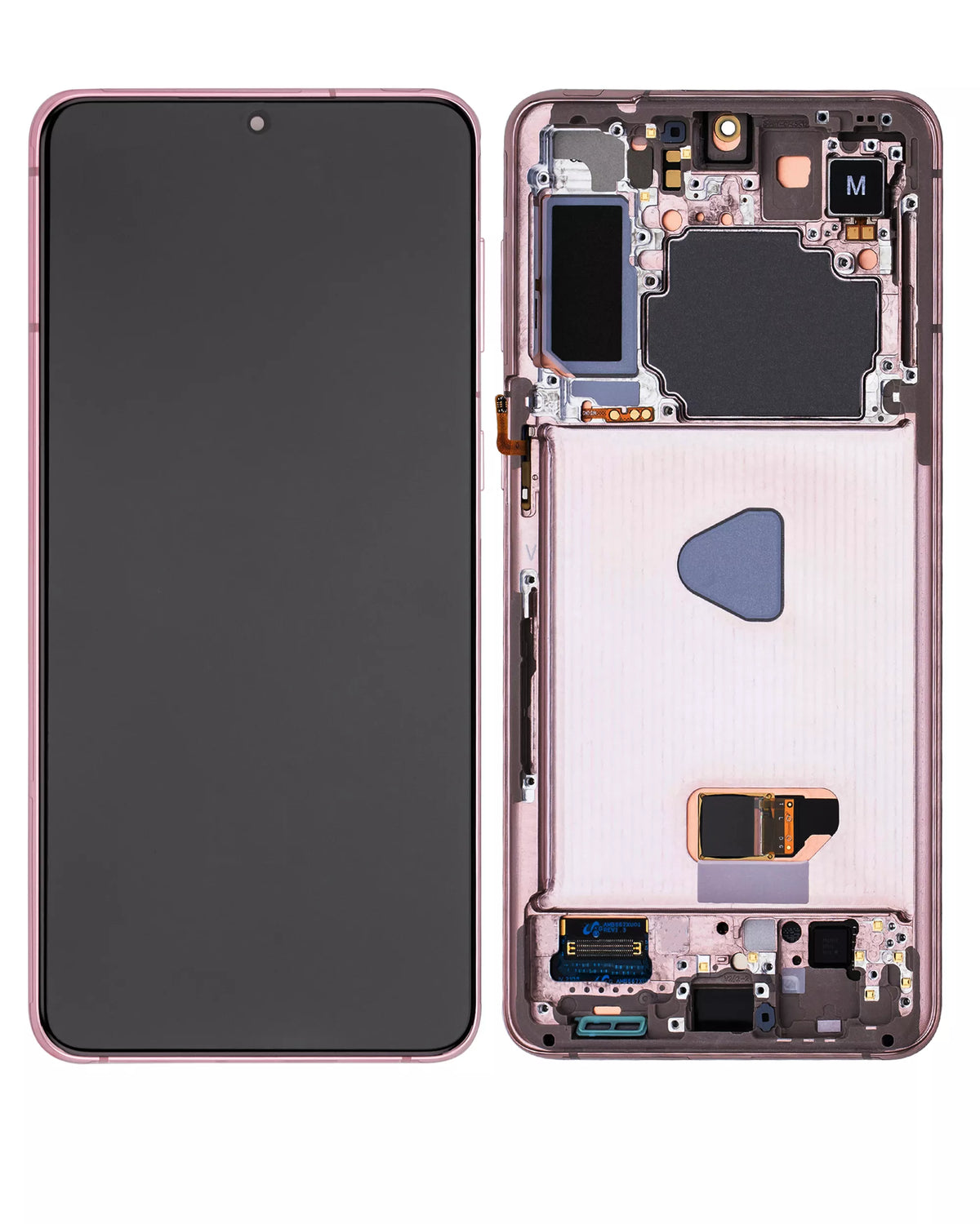 OLED Assembly With Frame Compatible For Samsung Galaxy S21 Plus 5G Replacement  (Service Pack) (Phantom Violet / Pink / Gold)