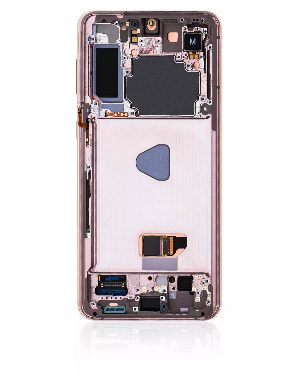 OLED Assembly With Frame Compatible For Samsung Galaxy S21 Plus 5G Replacement  (Service Pack) (Phantom Violet / Pink / Gold)