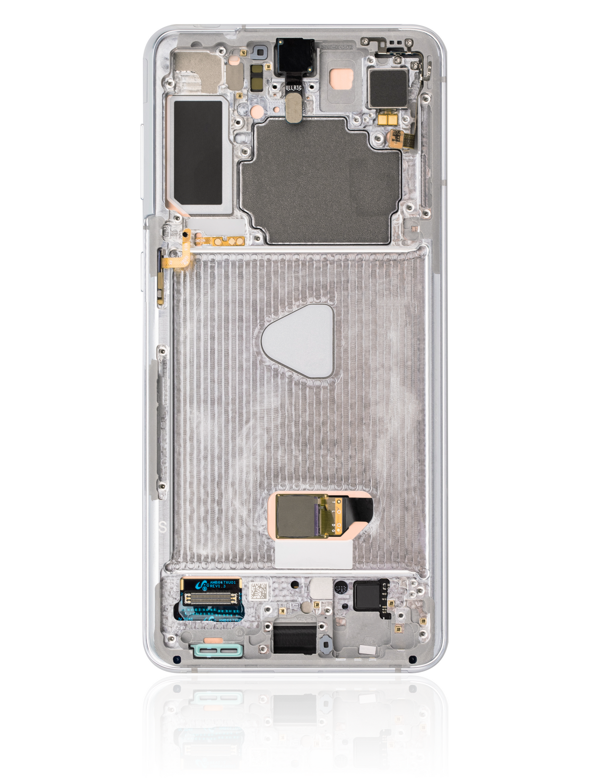 Replacement OLED Assembly With Frame Compatible For Samsung Galaxy S21 Plus 5G (Refurbished) (Phantom Silver)