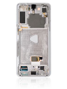 Replacement OLED Assembly With Frame Compatible For Samsung Galaxy S21 Plus 5G (Refurbished) (Phantom Silver)