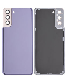 Back Cover Glass With Camera Lens Compatible For Samsung Galaxy S21 Plus Replacement by Macfactory.Store (No Logo) (Vemake) (Phantom Violet)