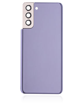 Back Cover Glass With Camera Lens Compatible For Samsung Galaxy S21 Plus Replacement by Macfactory.Store (No Logo) (Vemake) (Phantom Violet)