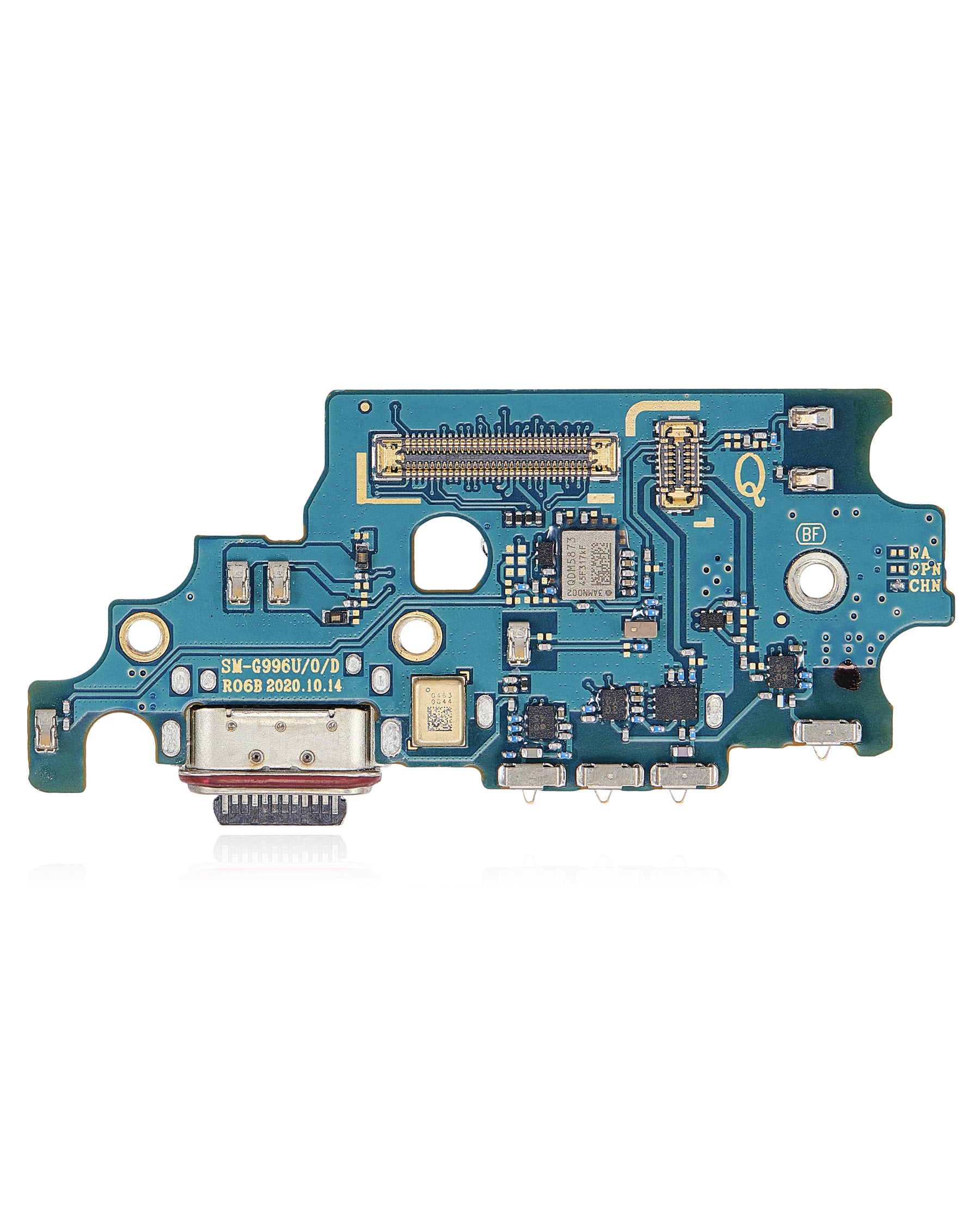 Charging Port Board With Sim Card Reader Compatible For Samsung Galaxy S21 Plus 5G Replacement by Macfactory.Store (G9960)