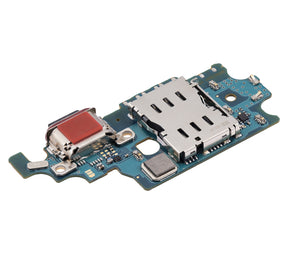 Charging Port Board With Sim Card Reader Compatible For Samsung Galaxy S21 Plus 5G Replacement by Macfactory.Store (G9960)