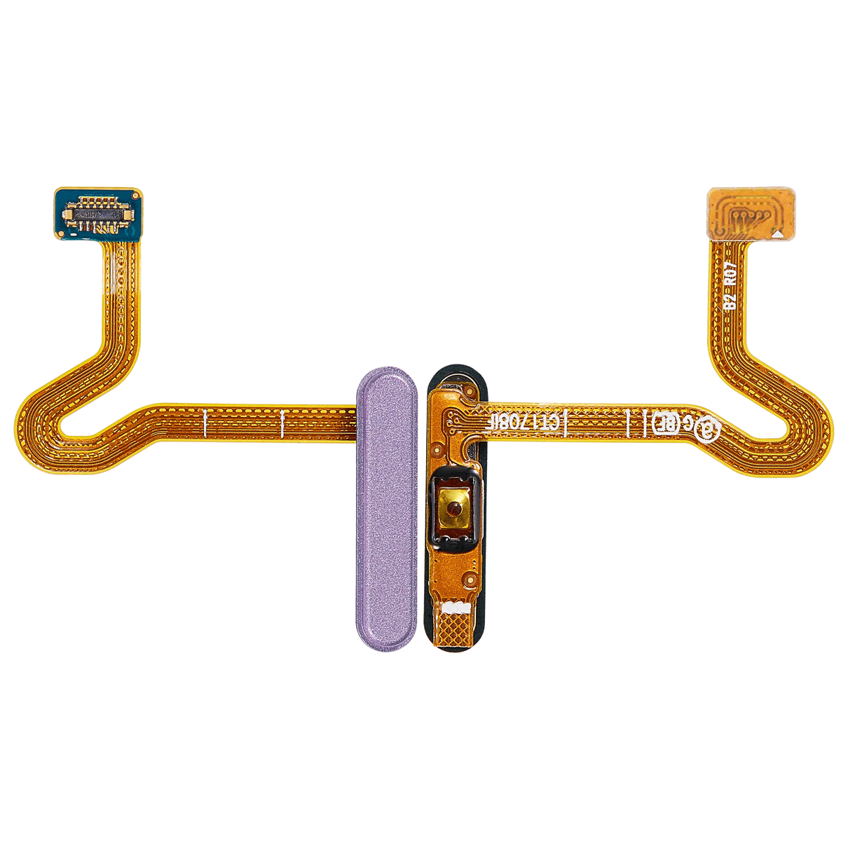 Replacement Fingerprint Reader With Flex Cable Compatible For Samsung Galaxy Z Flip 4 5G (F721) (Lavender)