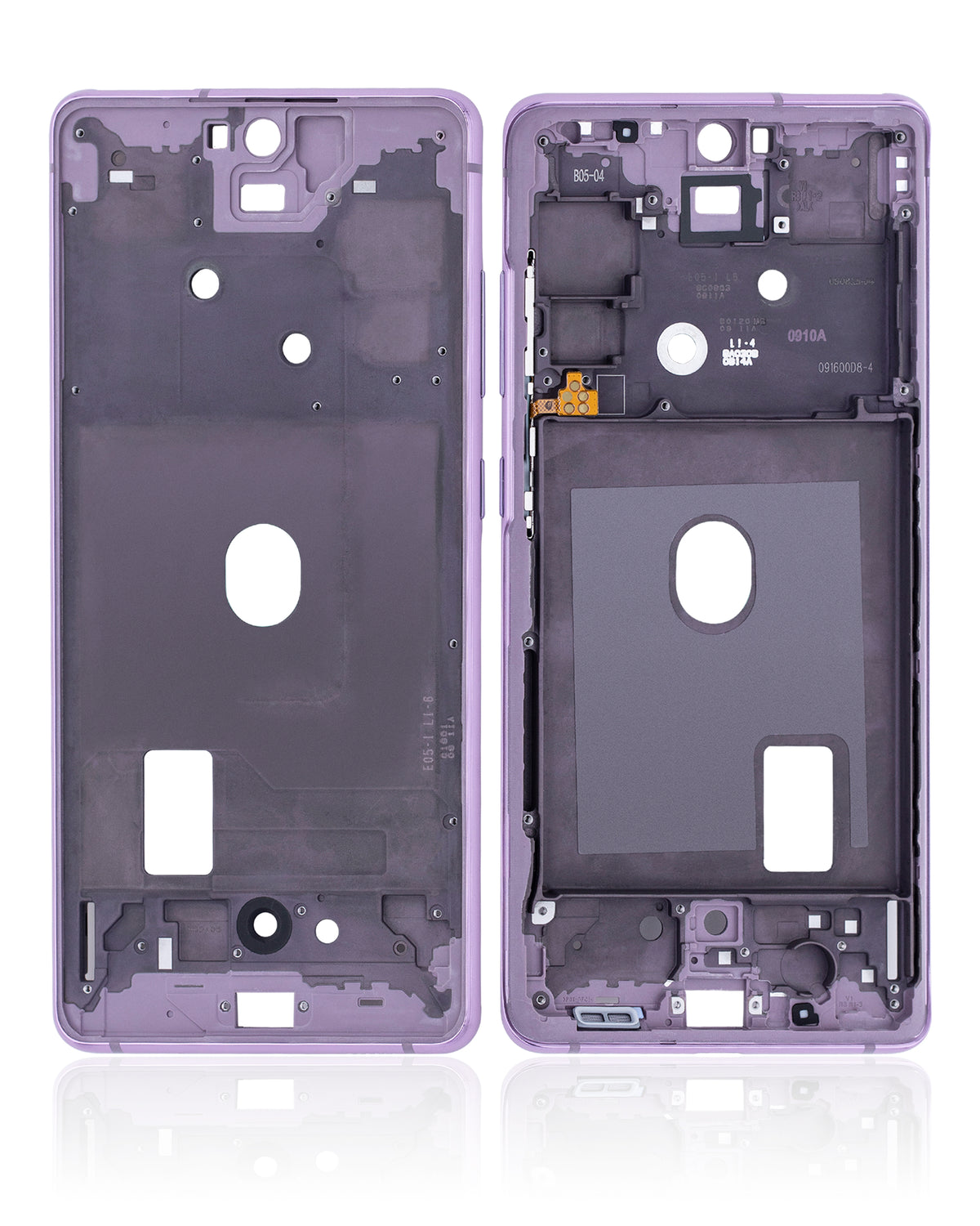 Mid-Frame Housing Compatible For Samsung Galaxy S20 FE Replacement by Macfactory.Store (Cloud Lavender)