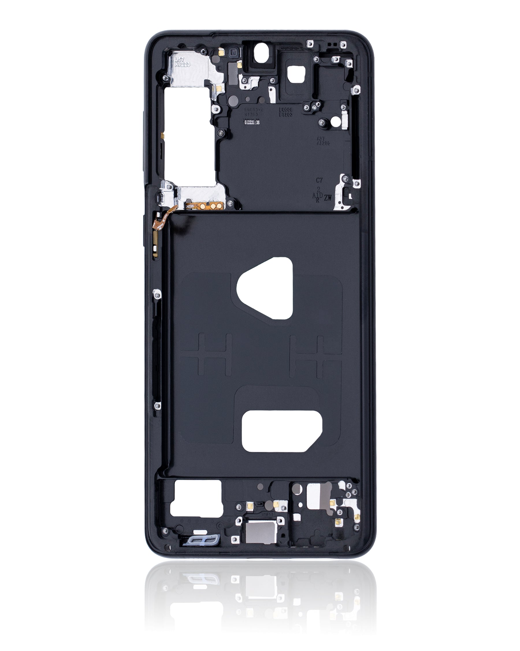 Replacement Mid-Frame Housing Compatible For Samsung Galaxy S21 Plus (Phantom Black)