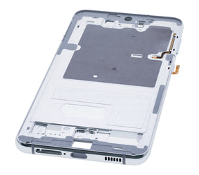 Mid-Frame Housing Compatible For Samsung Galaxy S21 Plus  Replacement (Phantom Silver)