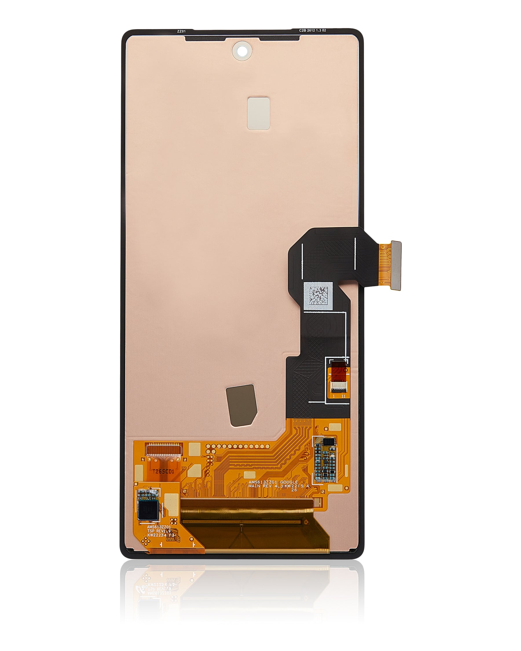 Replacement OLED Assembly Without Frame (Without Finger Print Sensor) Compatible For Google Pixel 6A (Refurbished) (All Colors)