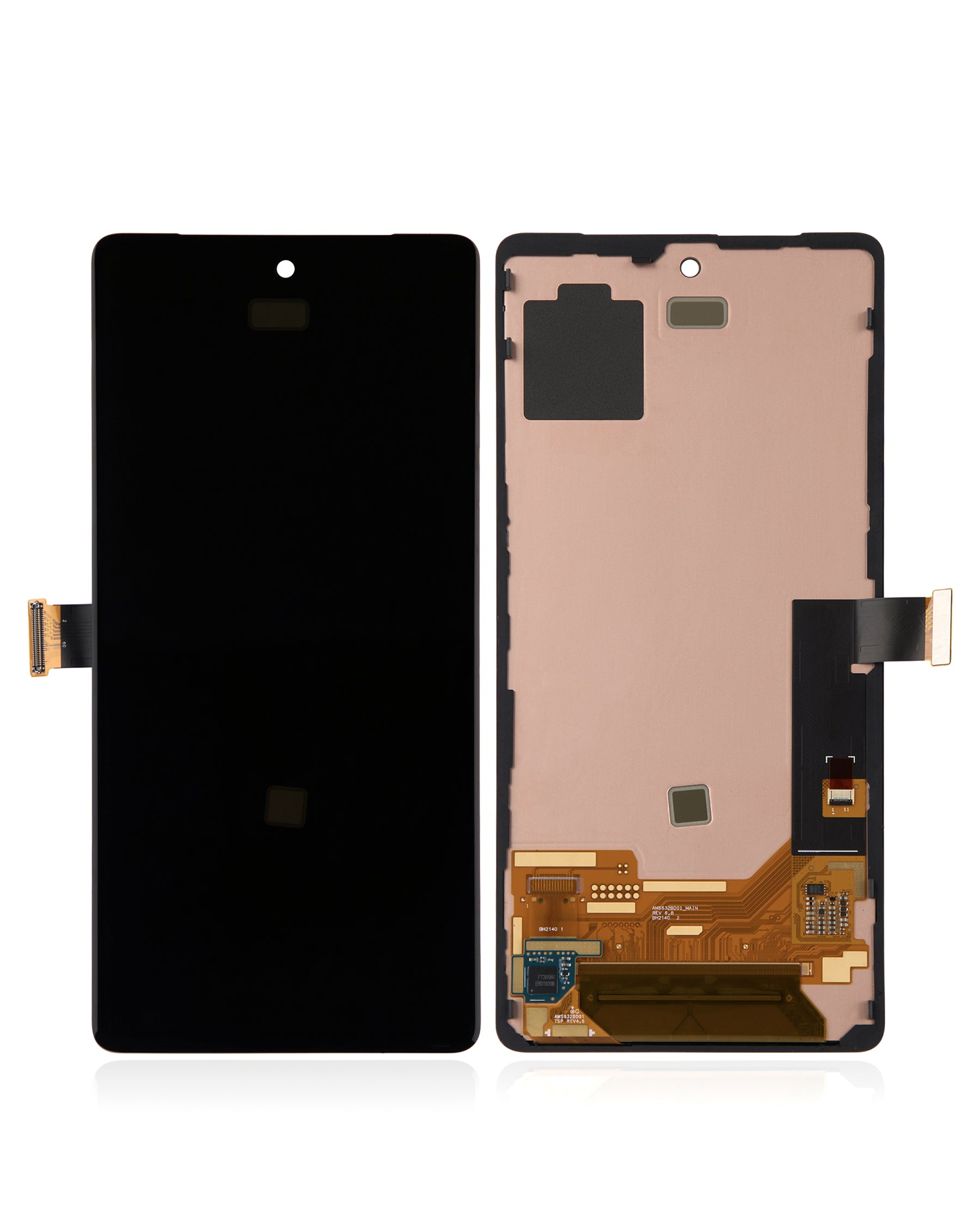 OLED Assembly With Frame Replacement (With Finger Print Sensor) Compatible For Google Pixel 7 (Genuine OEM) (All Colors)