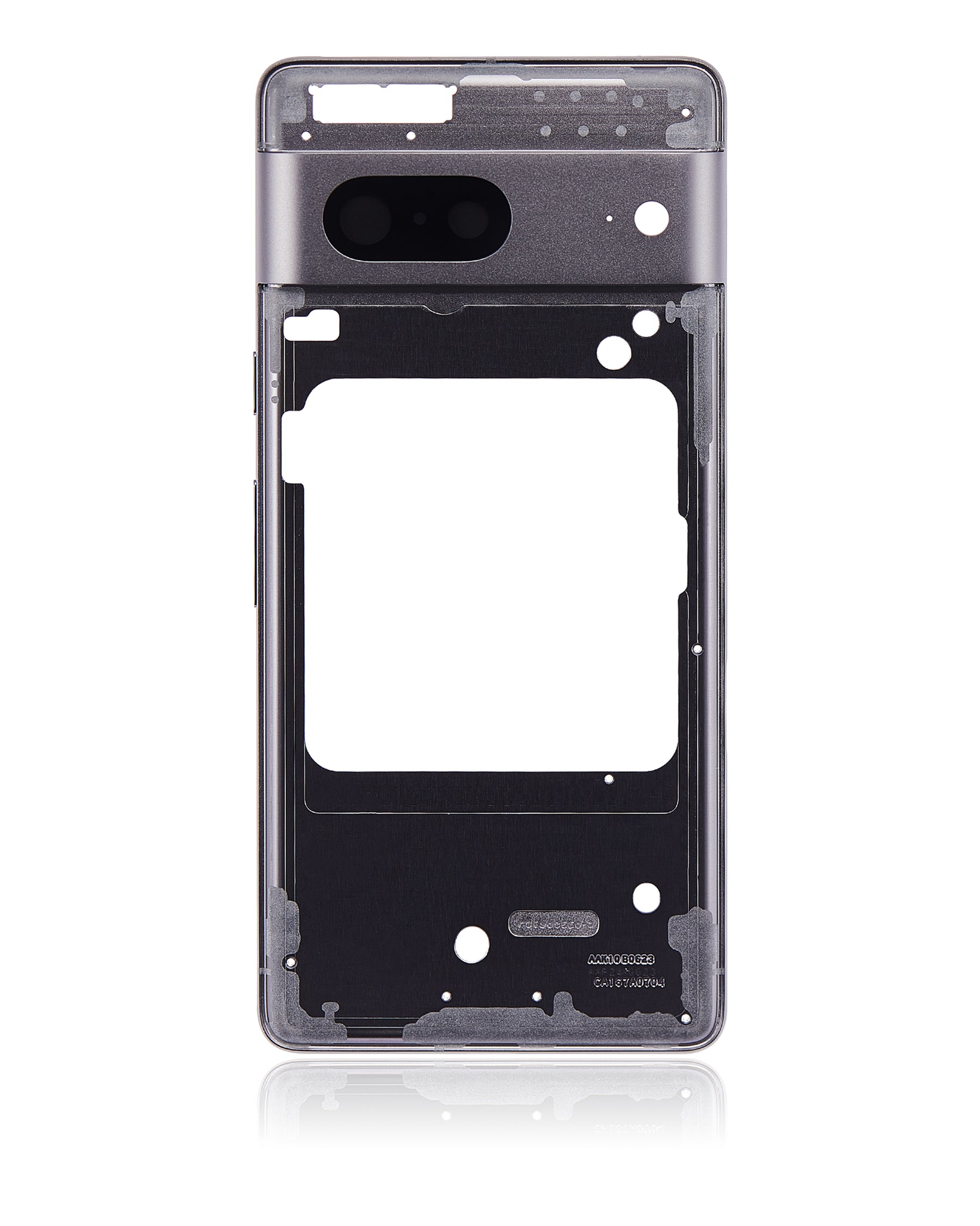 Mid-Frame Housing Compatible For Google Pixel 7 Replacement (Obsidian)