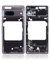 Mid-Frame Housing Compatible For Google Pixel 7 Replacement (Obsidian)