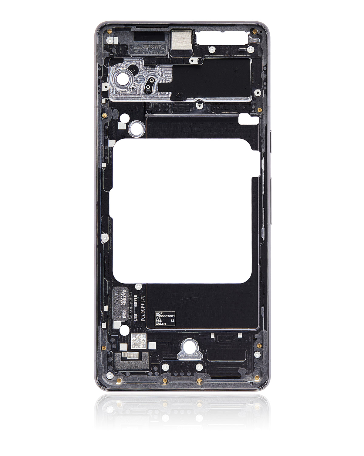 Mid-Frame Housing Compatible For Google Pixel 7 Replacement (Obsidian)