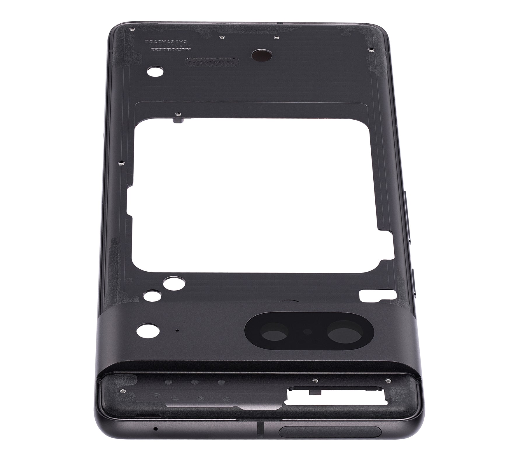 Mid-Frame Housing Compatible For Google Pixel 7 Replacement (Obsidian)