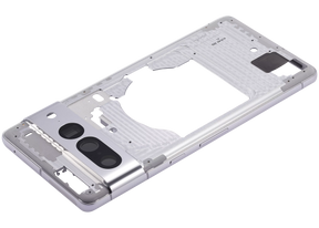 Mid-e Housing Compatible For Google Pixel 7 Pro Replacement (Snow)