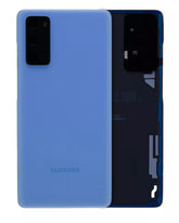 Back cover Glass Compatible For Samsung Galaxy S20 FE  Replacement by Macfactory.Store(Service Pack) (Cloud Navy)