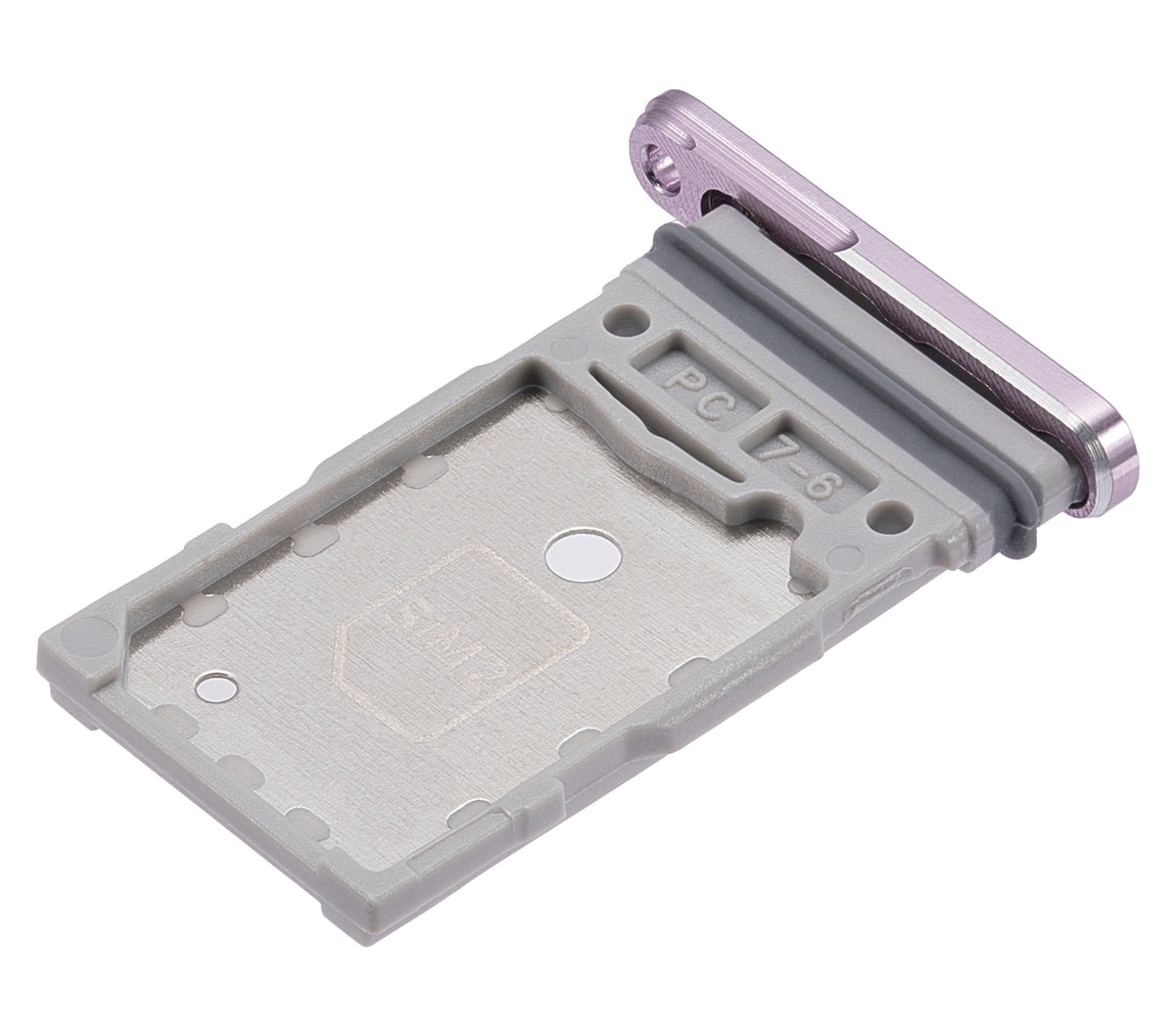 Replacement Dual Sim Card Tray Compatible For Samsung Galaxy S23 Ultra 5G by MacFactory (Lavender)