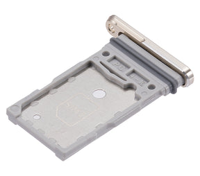 Replacement Dual Sim Card Tray Compatible For Samsung Galaxy S23 Ultra 5G (Cream)